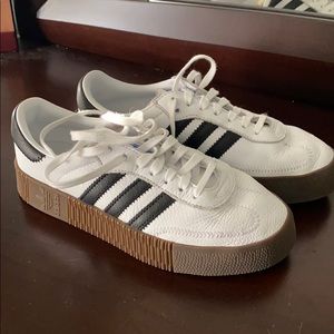 Barely worn Adidas Sambarose sneakers